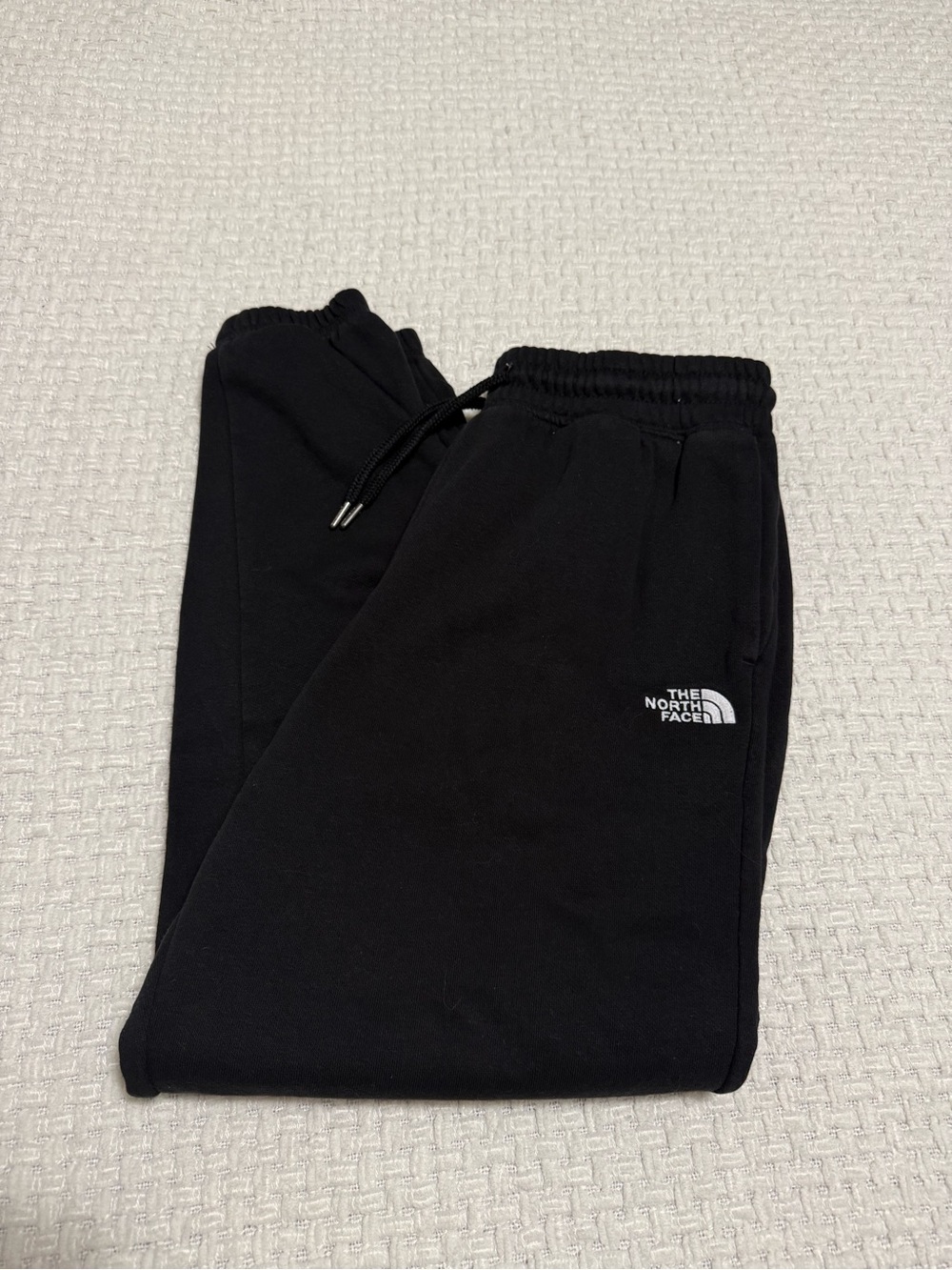 The North Face Core black jogger sweatpants.  Women’s small.